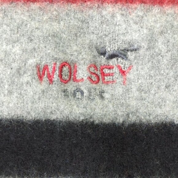 Wolsey Striped Wool 1/4 Zip Sweater, Men's Small - Picture 4 of 9
